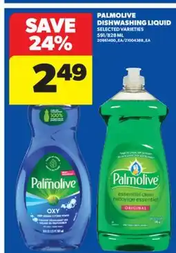 Real Canadian Superstore PALMOLIVE DISHWASHING LIQUID, 591/828 ML offer