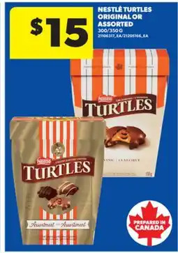 Real Canadian Superstore NESTLÉ TURTLES ORIGINAL OR ASSORTED, 300/350 G offer