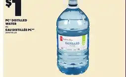 Independent Grocer PC DISTILLED WATER, 4 L offer