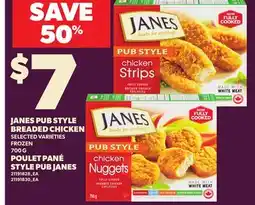 Independent Grocer JANES PUB STYLE BREADED CHICKEN, 700 G offer