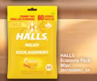 Real Canadian Superstore HALLS ECONOMY PACK 80PC offer