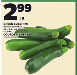 Independent Grocer GREEN ZUCCHINI, 6.59/KG offer