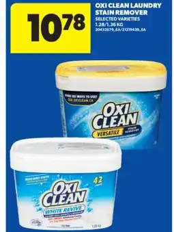 Real Canadian Superstore OXI CLEAN LAUNDRY STAIN REMOVER, 1.28/1.36 KG offer