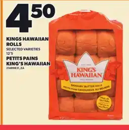 Independent Grocer KINGS HAWAIIAN ROLLS, 12'S offer