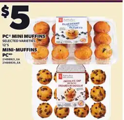 Independent Grocer PC MINI MUFFINS, 12'S offer