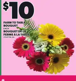 Independent Grocer FARM TO TABLE BOUQUET offer