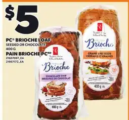 Independent Grocer PC BRIOCHE LOAF, 400 G offer