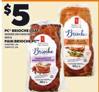 Independent Grocer PC BRIOCHE LOAF, 400 G offer