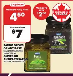 Independent Grocer SARDO OLIVES OR ANTIPASTI, 180 G/250 ML offer