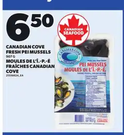 Independent Grocer CANADIAN COVE FRESH PEI MUSSELS, 907 G offer
