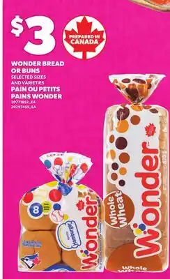 Independent Grocer WONDER BREAD OR BUNS offer