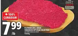 Metro PLATINUM GRILL ANGUS TENDERIZED HIP STEAK VALUE PACK offer