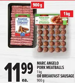 Metro MARC ANGELO PORK MEATBALLS offer