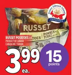 Metro RUSSET POTATOES offer
