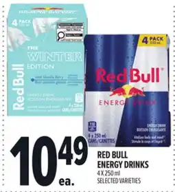 Metro RED BULL ENERGY DRINKS offer