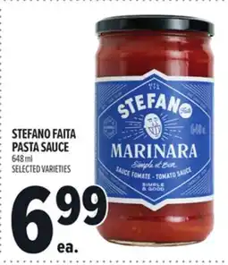 Metro STEFANO FAITA PASTA SAUCE offer