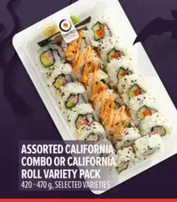 Metro ASSORTED CALIFORNIA COMBO OR CALIFORNIA ROLL VARIETY PACK offer