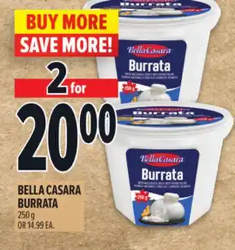 Metro BELLA CASARA BURRATA offer