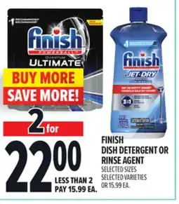 Metro FINISH DISH DETERGENT OR RINSE AGENT offer