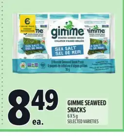Metro GIMME SEAWEED SNACKS offer