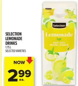 Metro SELECTION LEMONADE DRINKS offer