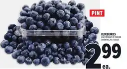 Metro BLUEBERRIES offer