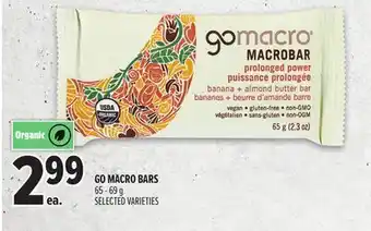 Metro GO MACRO BARS offer