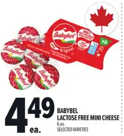 Metro BABYBEL LACTOSE FREE MINI CHEESE offer