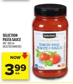 Metro SELECTION PASTA SAUCE offer