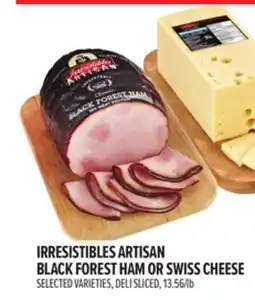 Metro IRRESISTIBLES ARTISAN BLACK FOREST HAM OR SWISS CHEESE offer
