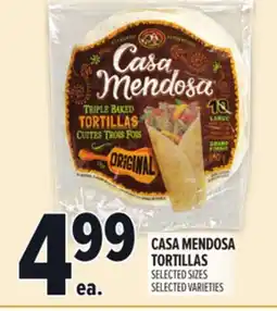 Metro CASA MENDOSA TORTILLAS offer