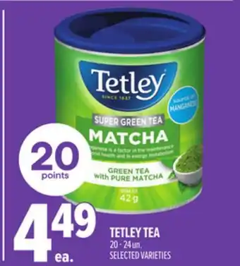 Metro TETLEY TEA offer