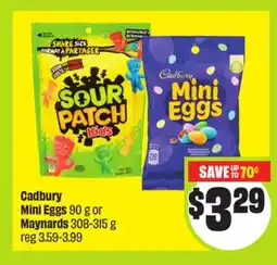 FreshCo Cadbury Mini Eggs 90 g or Maynards 308-315 g offer