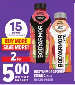 Metro BODYARMOR SPORTS DRINKS offer