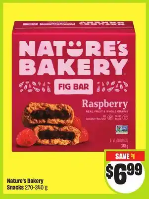 FreshCo Nature's Bakery snack 270-340 g offer