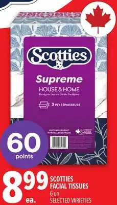 Metro SCOTTIES FACIAL TISSUES offer
