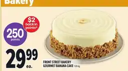 Metro FRONT STREET BAKERY GOURMET BANANA CAKE offer