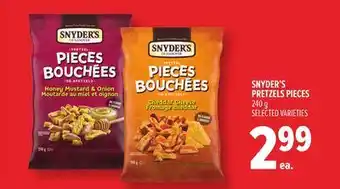 Metro SNYDER'S PRETZELS PIECES offer