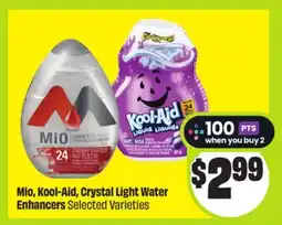 FreshCo Mio, Kool-Aid, Crystal Light water Enhancers Selected Varieties offer
