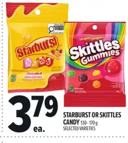 Metro STARBURST OR SKITTLES CANDY offer