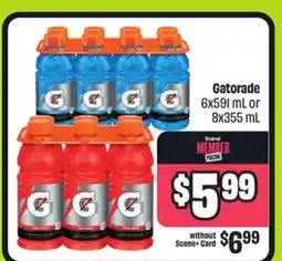 FreshCo Gatorade 6x591 mL or 8x355 mL offer