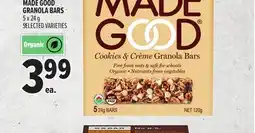 Metro MADE GOOD GRANOLA BARS offer