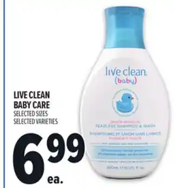 Metro LIVE CLEAN BABY CARE offer