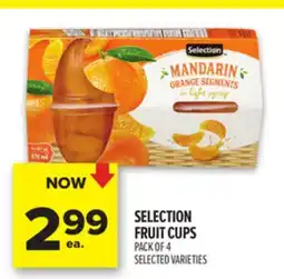 Metro SELECTION FRUIT CUPS offer