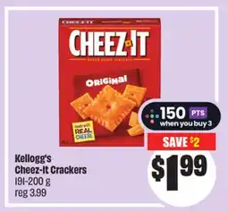 FreshCo Kellogg's Cheez-It Crackers 191-200 g offer