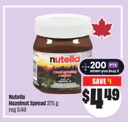FreshCo Nutella Hazelnut Spread 375 g offer