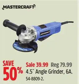 Canadian Tire 4.5˝ Angle Grinder, 6A offer