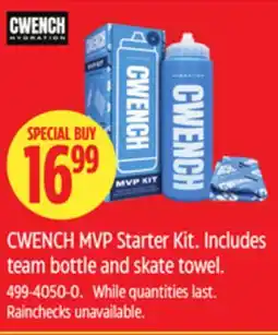 Canadian Tire Includes team bottle and skate towel offer