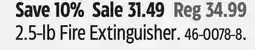 Canadian Tire Garrison 2.5-lb Fire Extinguisher offer
