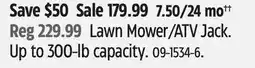 Canadian Tire Motomaster Lawn Mower offer